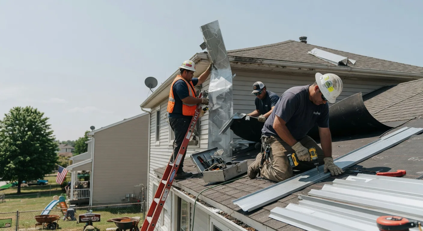 Storm Damage Metal Roof Repair in Coxs Mills, WV